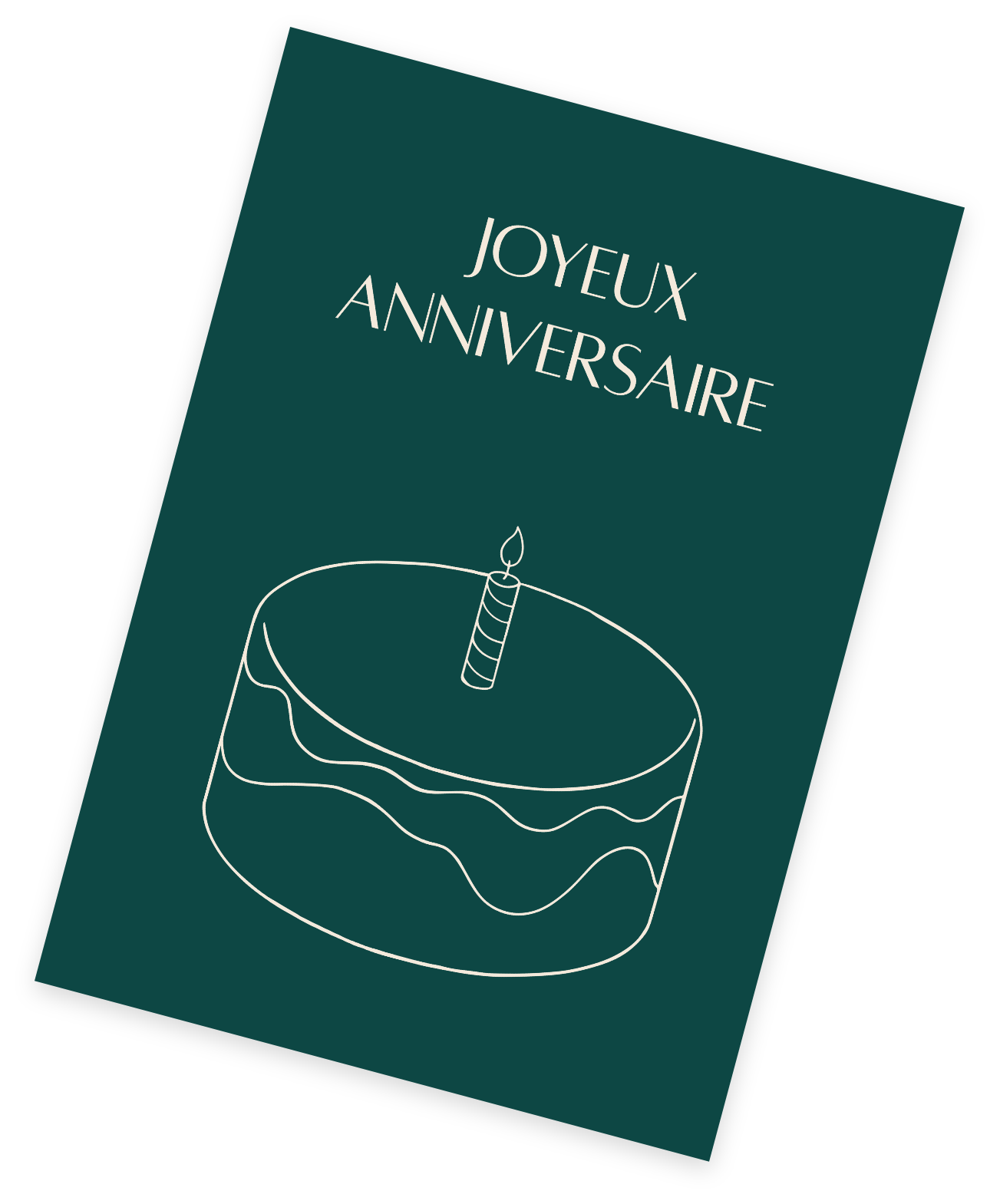 Carte "Joyeux Anniversaire"