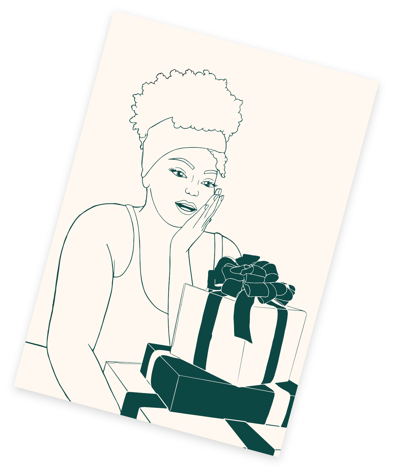 Carte d'Anniversaire "Surprise"