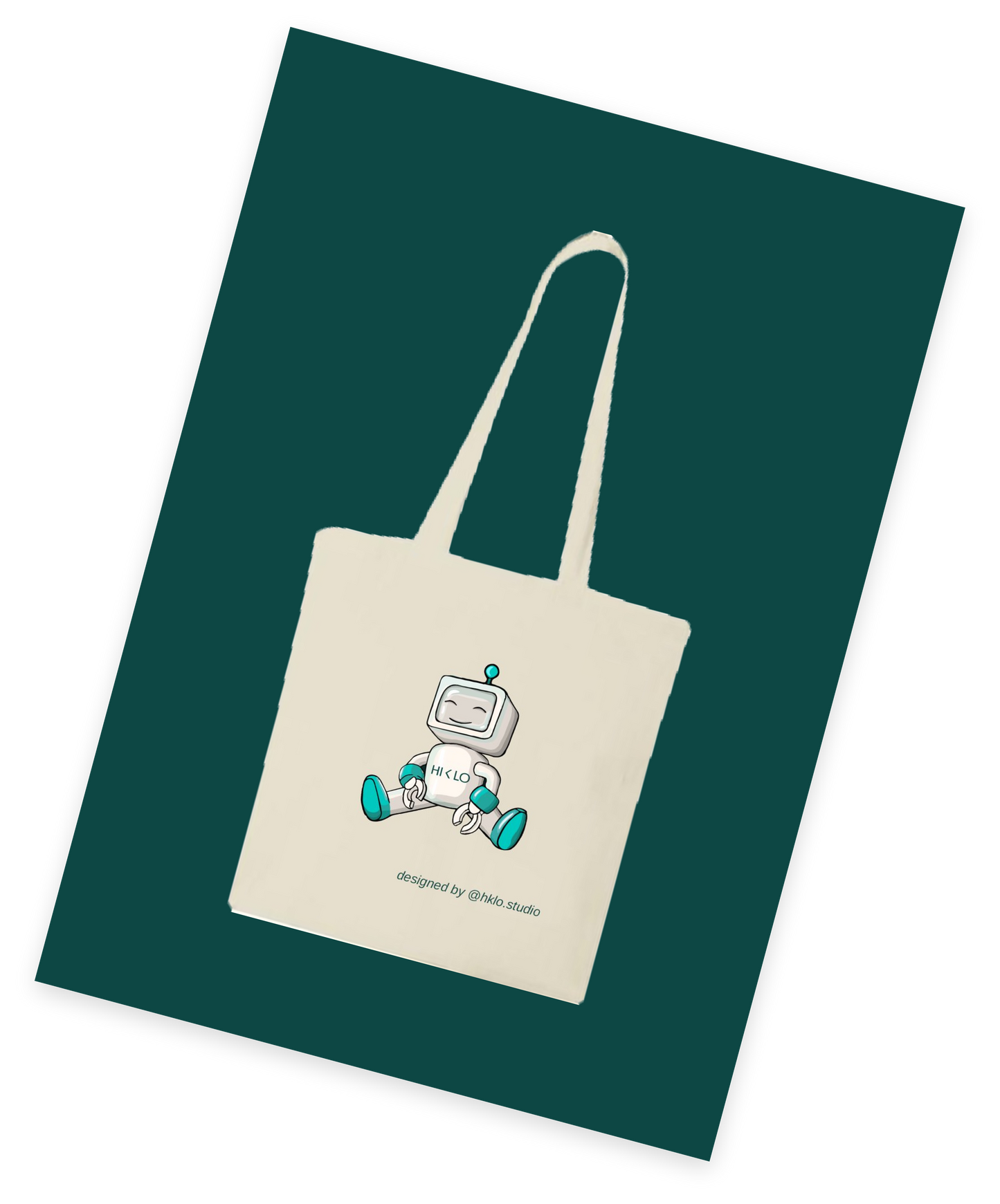 Tote Bag Exclusif Robot - Soutenez HKLO