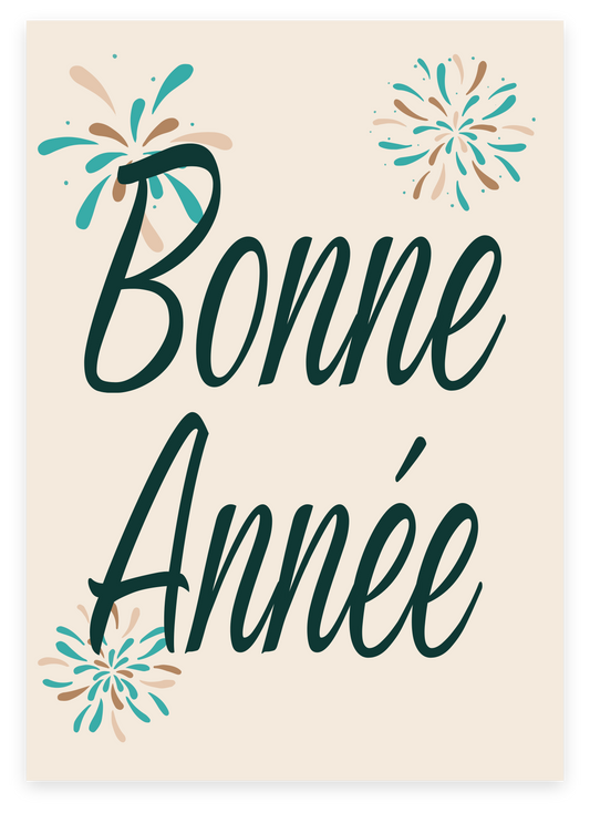 Carte "Bonne année"