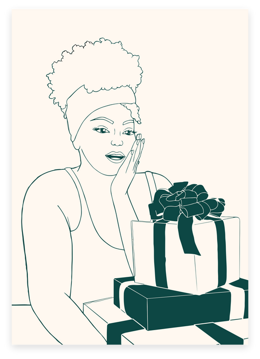 Carte d'Anniversaire "Surprise"