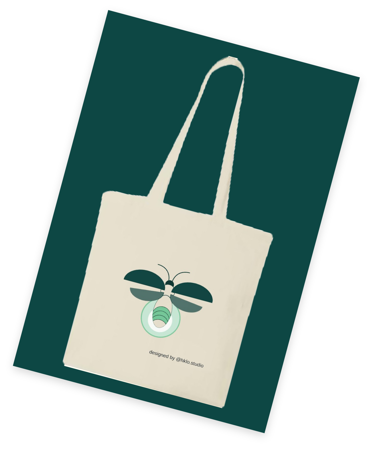 Tote Bag Exclusif Emblème Luciole - Soutenez HKLO